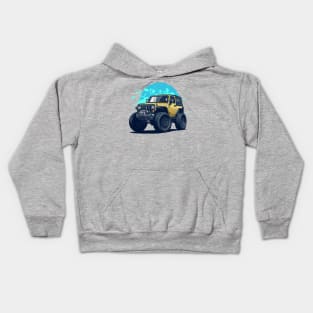 Strenght Offroad Truck Kids Hoodie